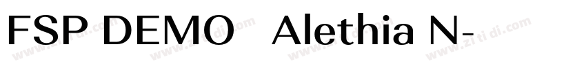 FSP DEMO   Alethia N字体转换